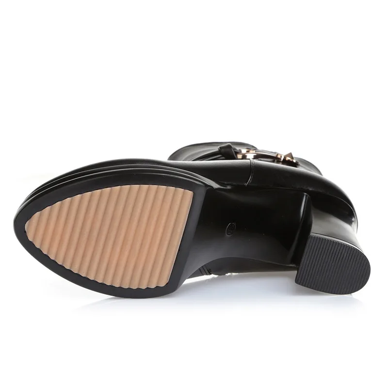 Fujin/женские зимние ботинки из шерсти Модные теплые плюшевые ботильоны