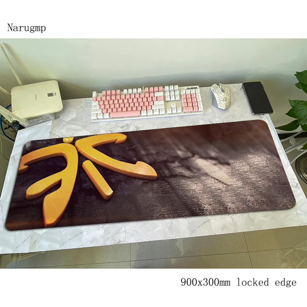 Fnatic Коврик для мыши 90x30 см коврики подарок на Хэллоуин лучший игровой коврик