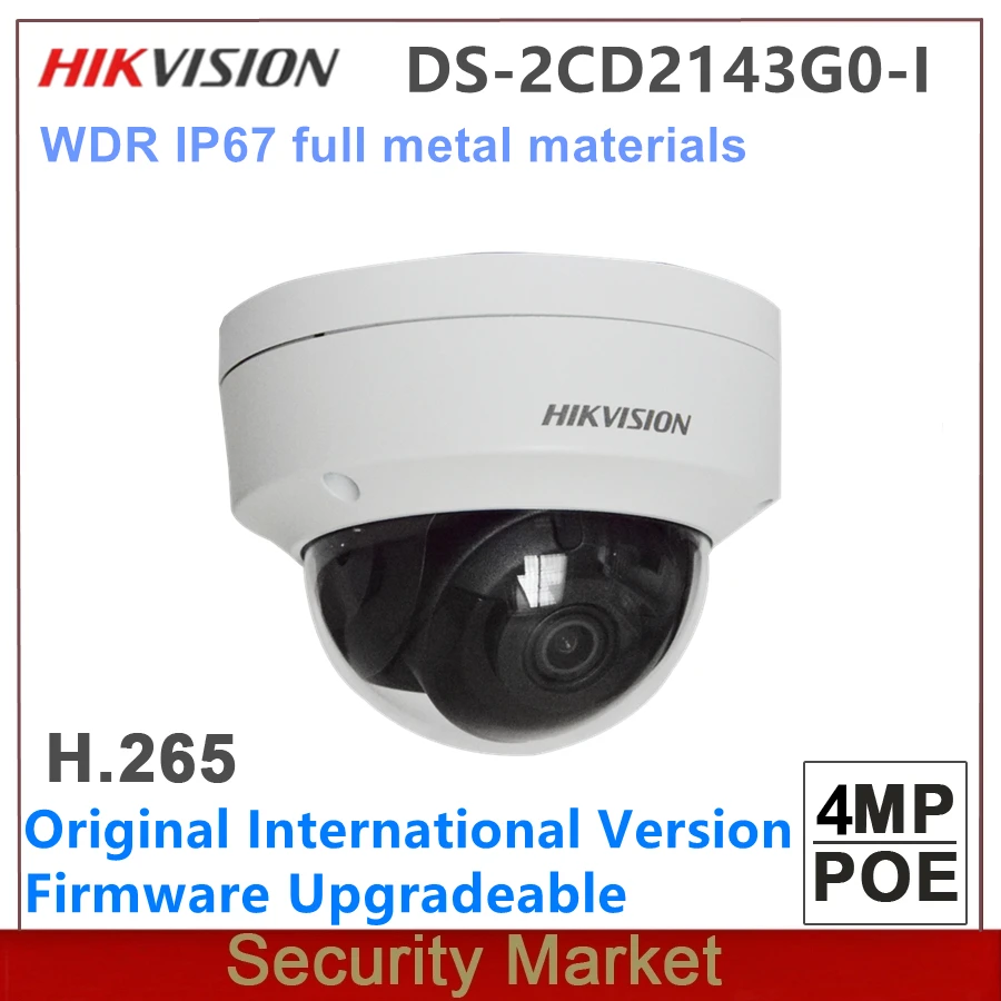 Камера видеонаблюдения hikvision оригинальная DS-2CD2143G0-I замена DS-2CD2142FWD-I IP POE 4MP
