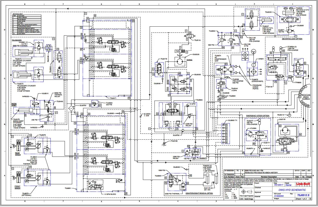 LinkBelt Crane 2 09 ГБ PDF [01 2021] схемы всех моделей полный DVD|tech tool|volvo tech toolvolvo vcads |