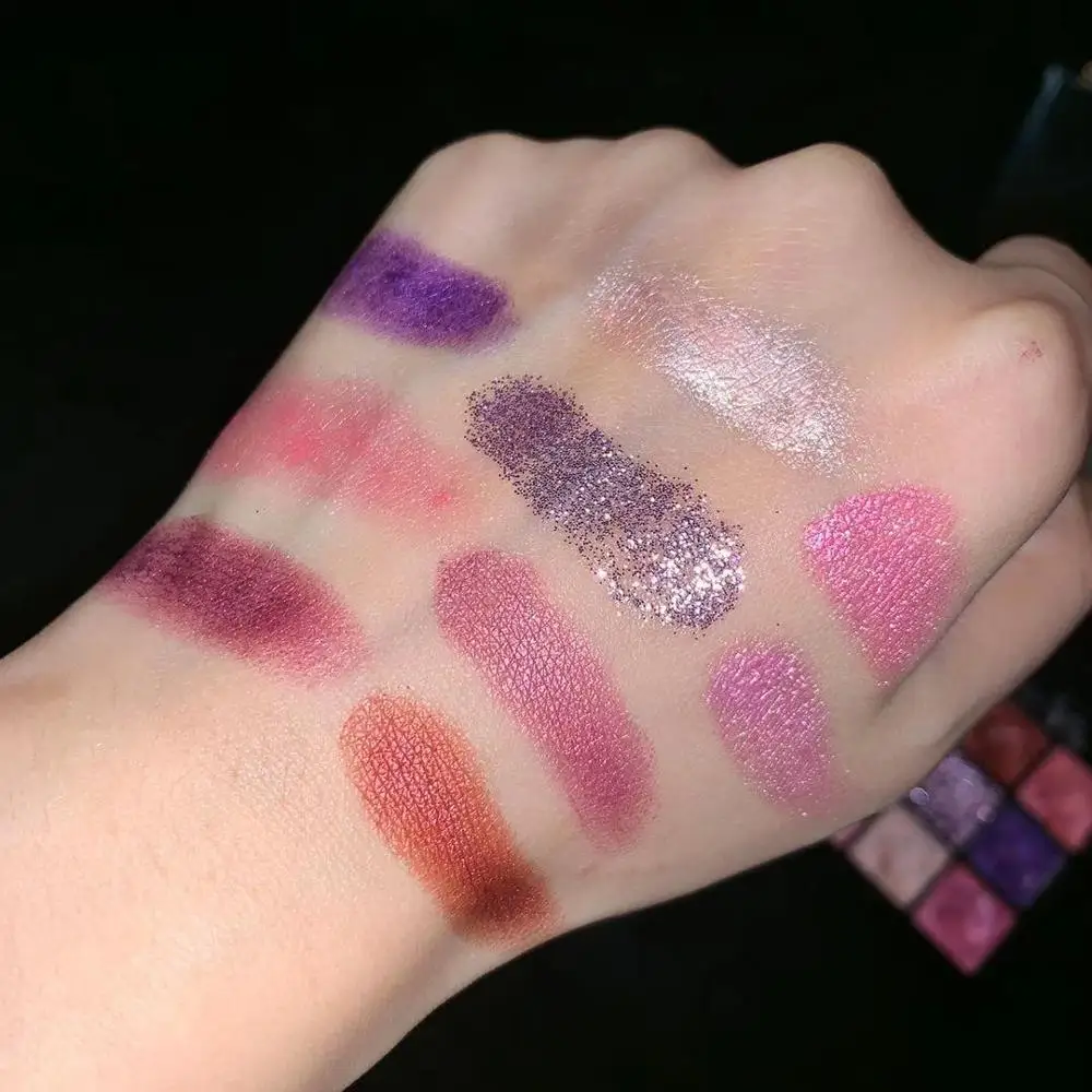 Блестящие грязевые тени для век Палитра блестящие шиммеры профессиональные