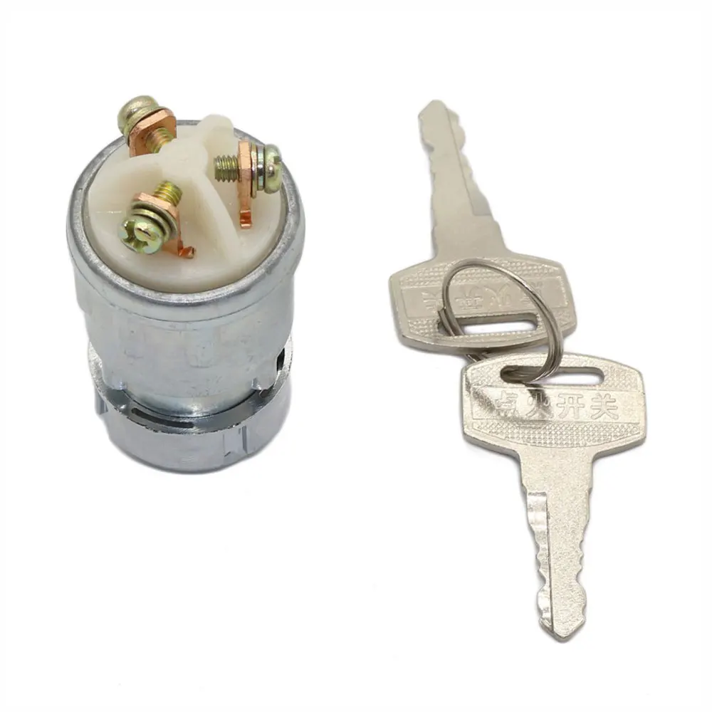 Go-kart Электрический дверной замок ключ зажигания ствол переключатель для 2 ключей
