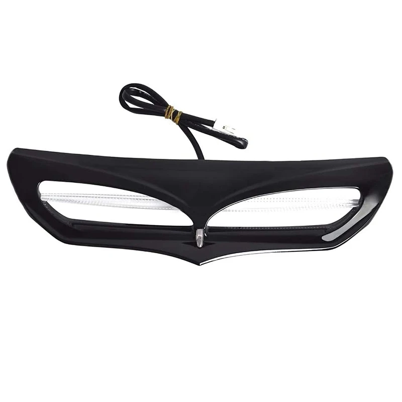 

LED Lighted Fairing Intake Trim Vent Accent Replacement For Electra Glide 2014-2017 (Black)