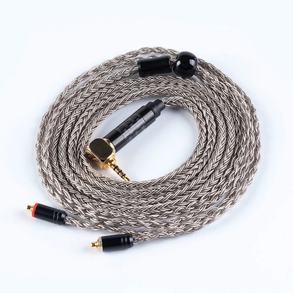 HiFiHear 16 Core посеребренный медный кабель 2,5/3,5 мм сбалансированный кабель с MMCX/2pin/QDC разъем для KZZS10 PRO C16 C12 BL03