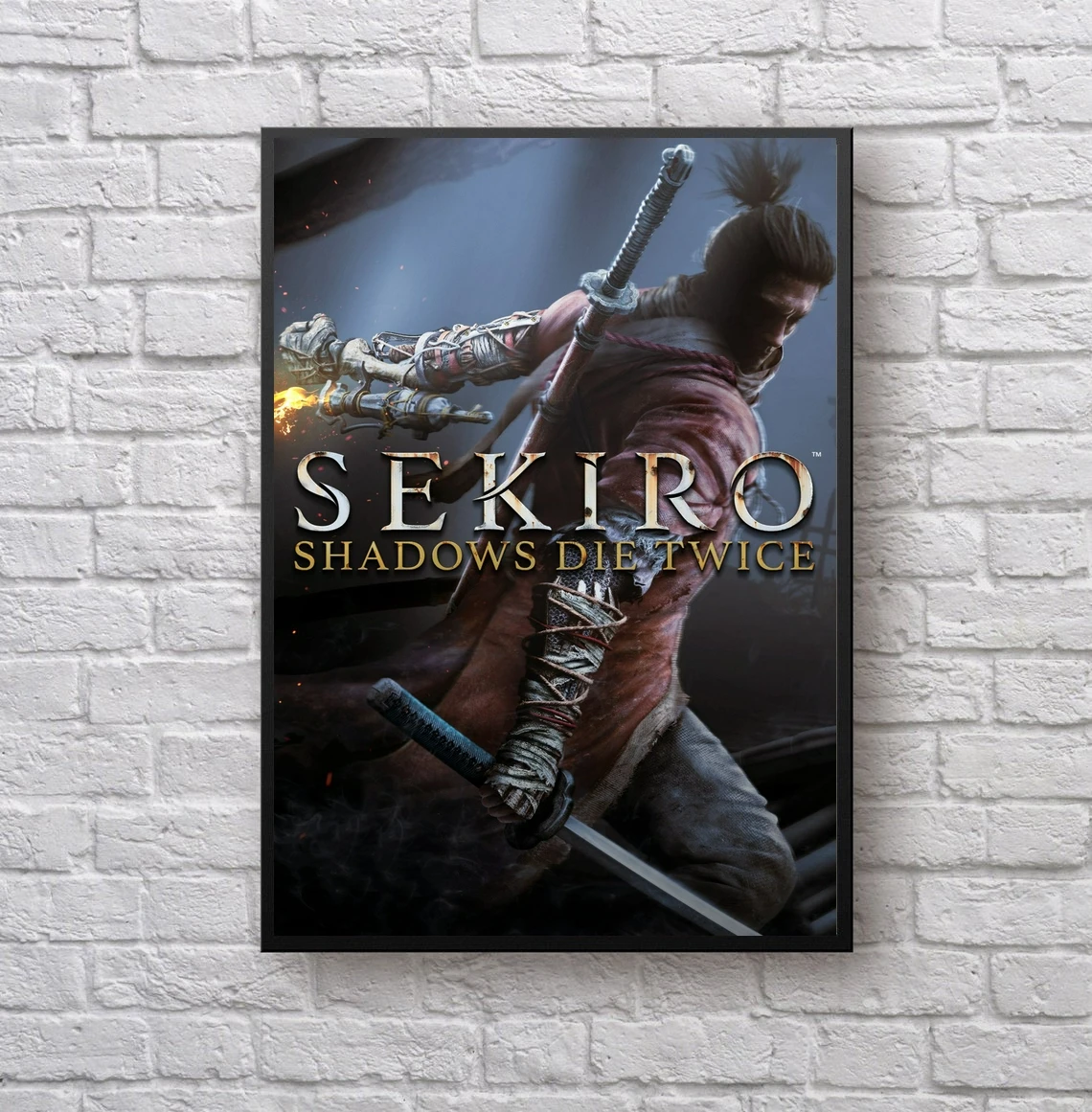 Sekiro игровой постер украшение для домашней настенной живописи (без рамки)