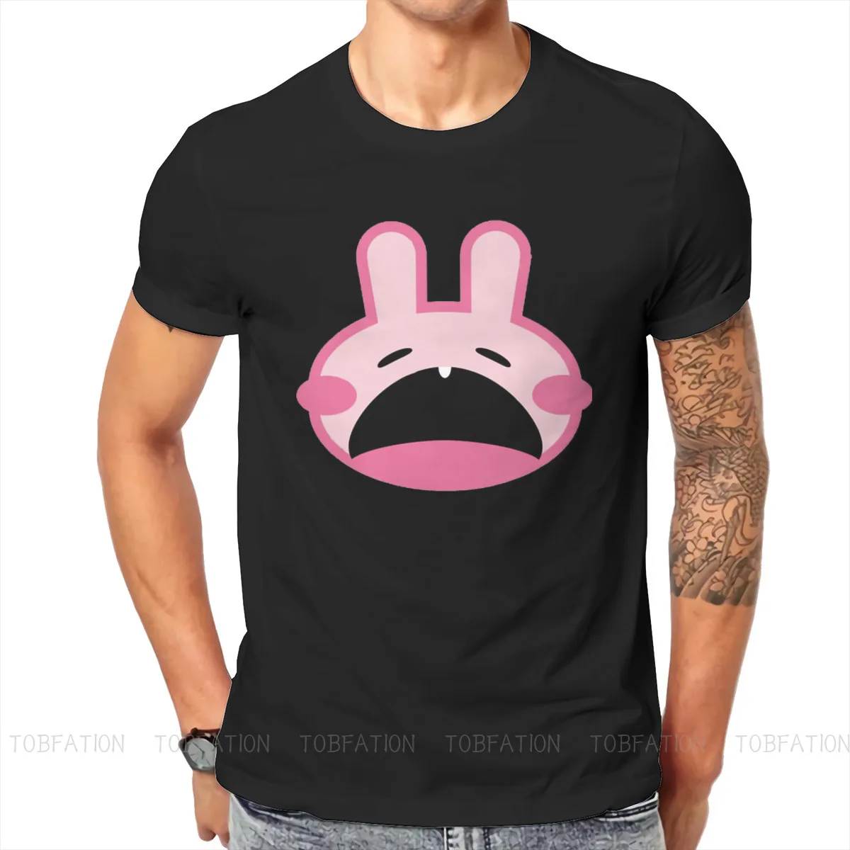 Блин Банни криптовалютного шахтера футболка Винтаж подростков гранж Большие