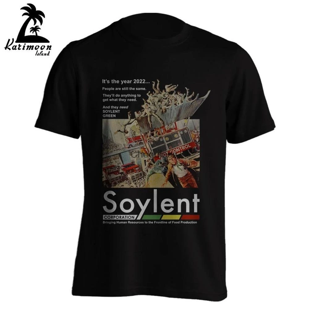 Логотип компании Soylent вдохновленный зеленой рубашкой | Мужская одежда