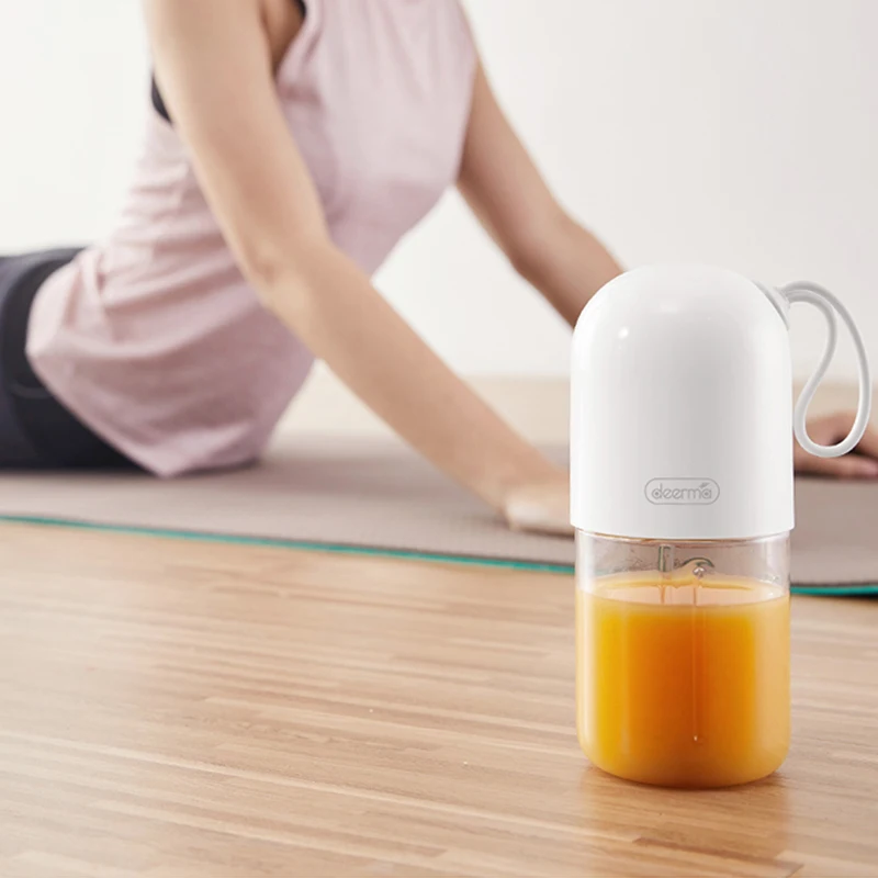 Xiaomi Deerma соковыжималка 300 мл портативный Электрический блендер многоцелевой беспроводной мини USB Перезаряжаемый соковыжималка фруктовый Миксер для путешествий