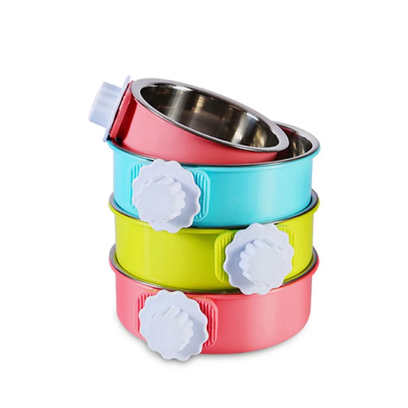 Миска для домашних животных подвесная стационарная кормушка собак подвесные