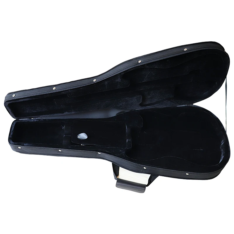 

Single belts guitar hard case for 39 inch electric guitar black color