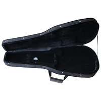 single belts guitar hard case for 39 inch electric guitar black color