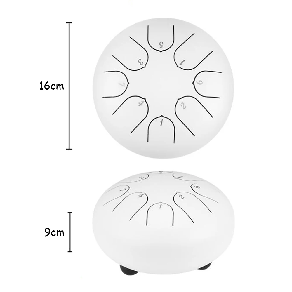 Шестидюймовый язычковый барабан 8 мелодий стальной ручной с барабаном клещи