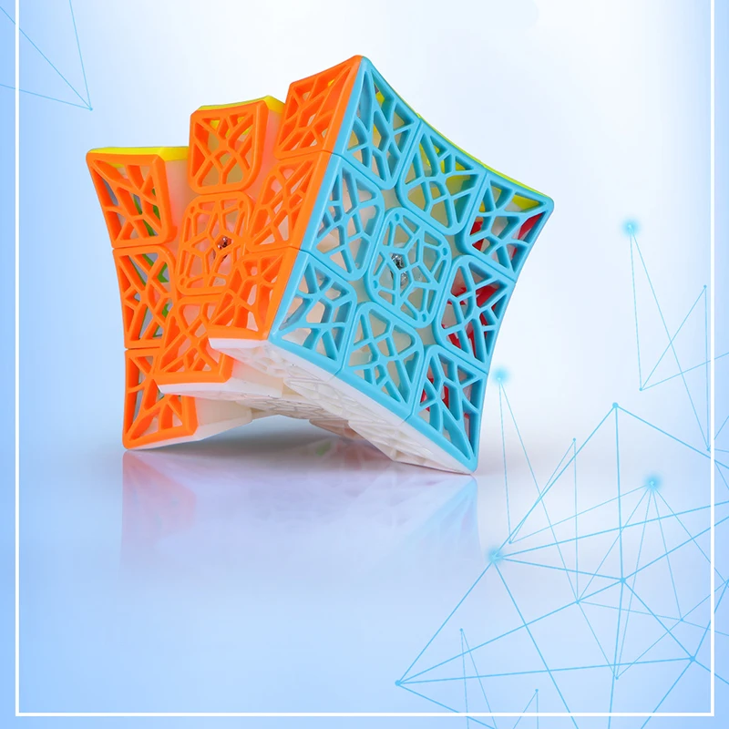 QiYi DNA самолет вогнутый 3x3x3 волшебный куб Cubo Magico платье рельефная игрушка Развивающие игрушки для детей 6 лет рождественские подарки