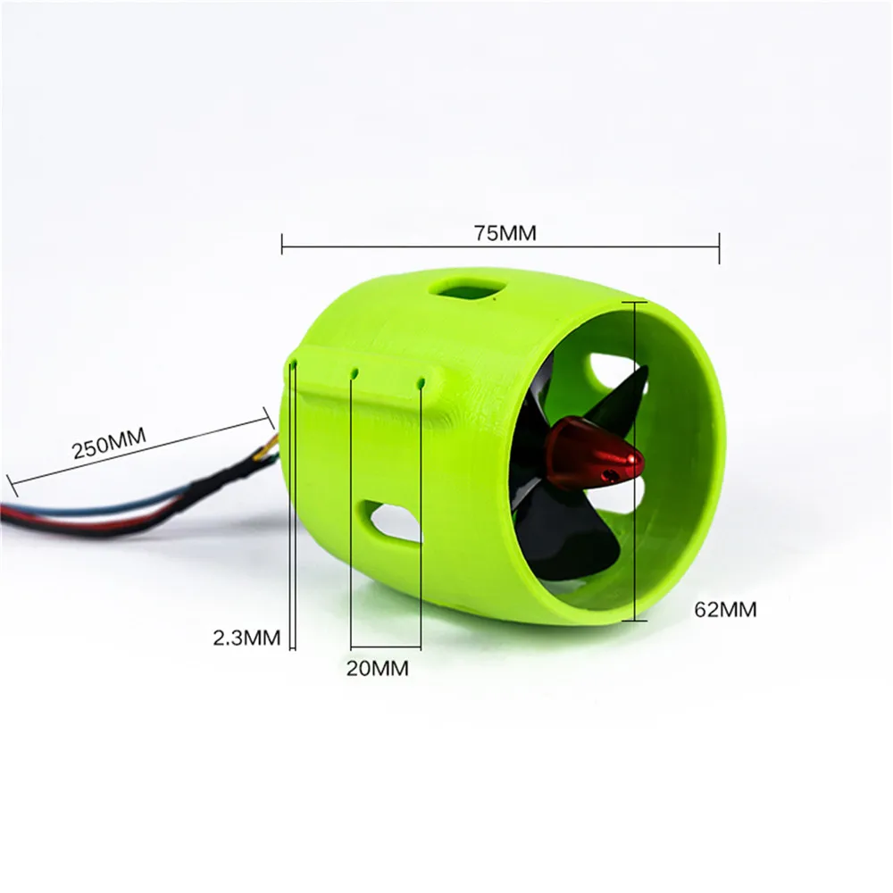 12 V-24 V 20A подводный двигатель мотор 4 лезвиями по часовой стрелке против стрелки