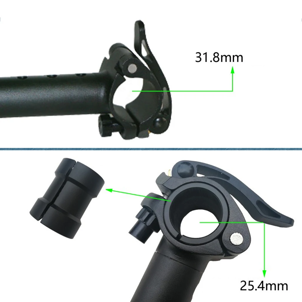 

mi.xim Aluminum Alloy Adjustable Folding Bike Stem Head Tube Handlebar Post Front Fork Head Pipe for 1-1/8' Front Fork Steerer