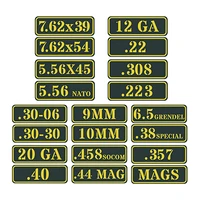 ammo box sticker 22 223 308 300 380 45 357 5 56 7 62 9mm 10mm 12ga 44mag vinyl skin sticker for bullet variety labels