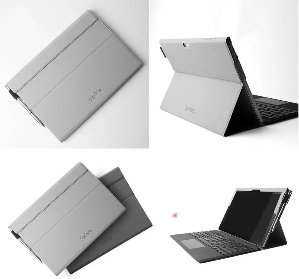Стойкий к падениям чехол из полиуретановой кожи для планшета подходит microsoft Surface