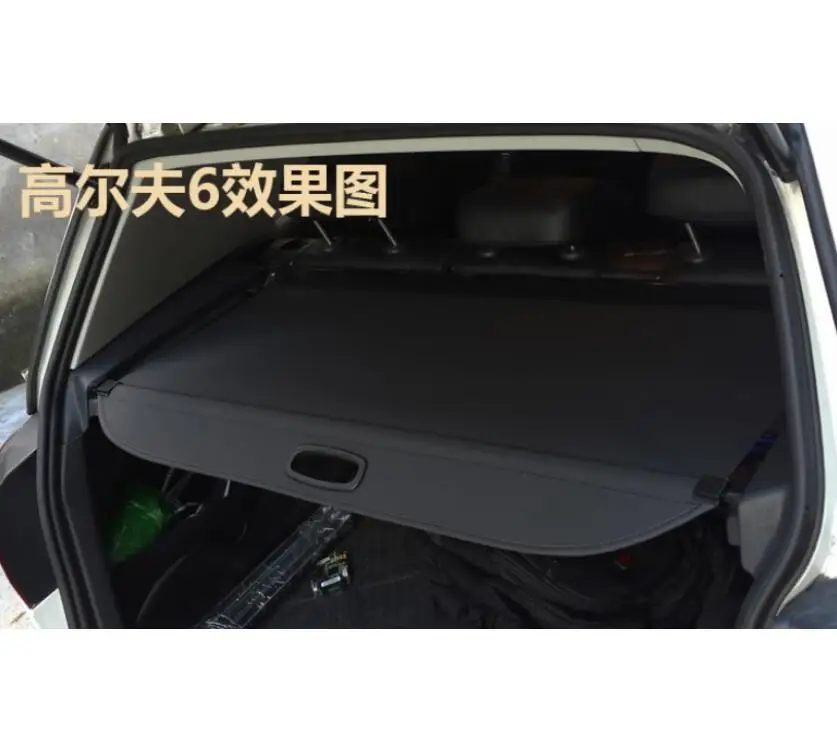 

For Rear Trunk Security Shield Cargo Cover For Volkswagen VW Golf Sportsvan 2016 2017 2018 2019 High Qualit Car Accessories