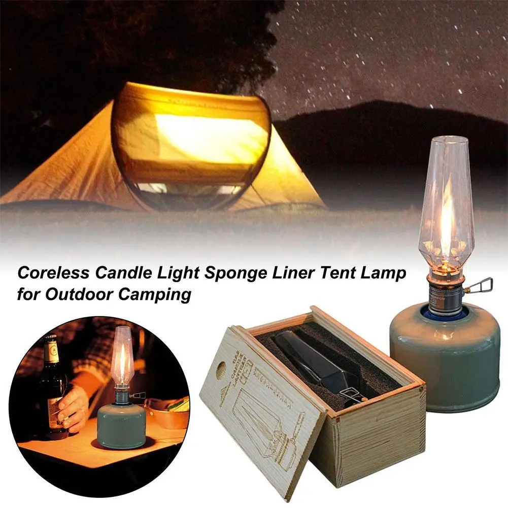 2021 Outdoor Camping Lamp Lantern Gas Candle Tent Light for Backpacking Hiking Fishing | Спорт и развлечения