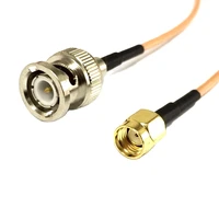 1pc new rp sma male plug to bnc male pigtail cable rg316 wholesale fast ship 15cm30cm50cm100cm