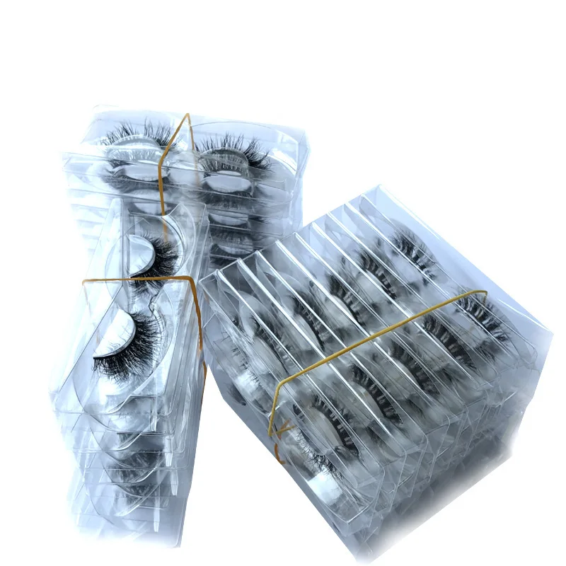 Оптовая продажа 5D 20 мм норковые ресницы ручной работы полная полоса накладные