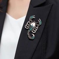 exquisite creative design scorpion brooch vintage animal alloy pin brooches men women childrens holiday gift
