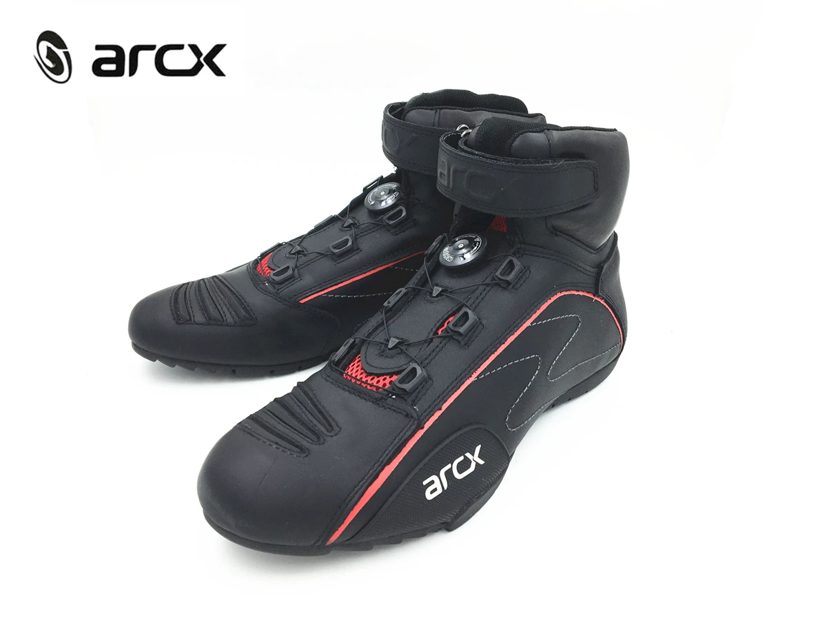 Брендовые мотоциклетные ботильоны ARCX из натуральной кожи туристические ботинки