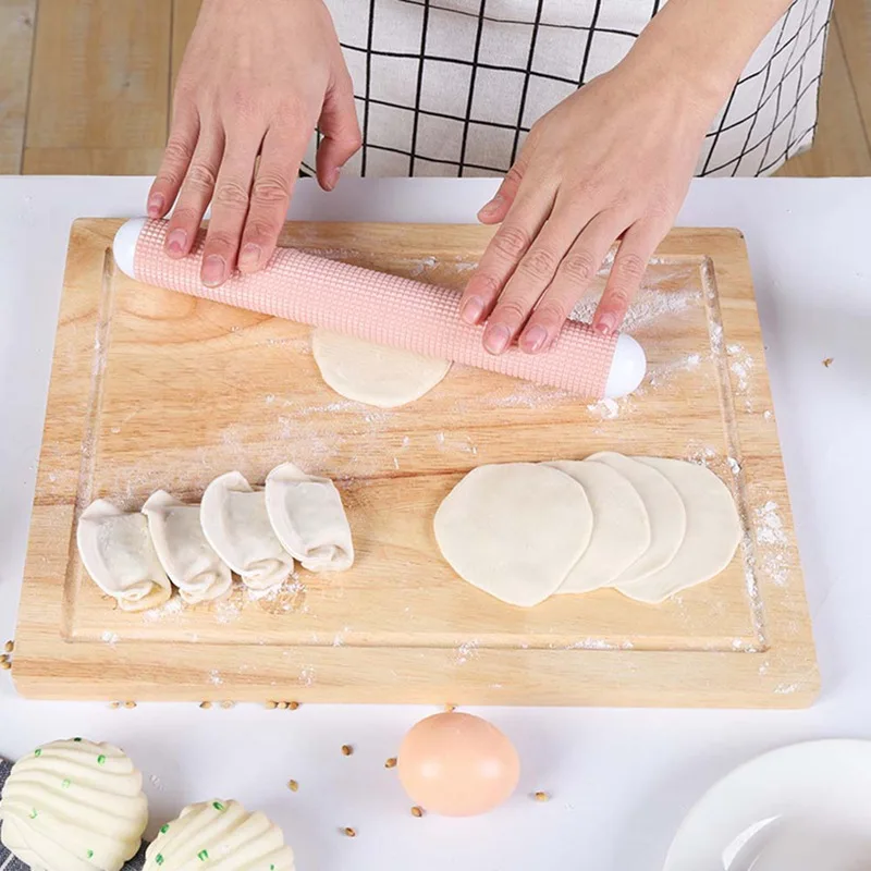 

Non-stick Kitchen Rolling Pin Cake Decorating Tools Dumpling Skin Bread Dough Roller Cuisine Baking Accessories