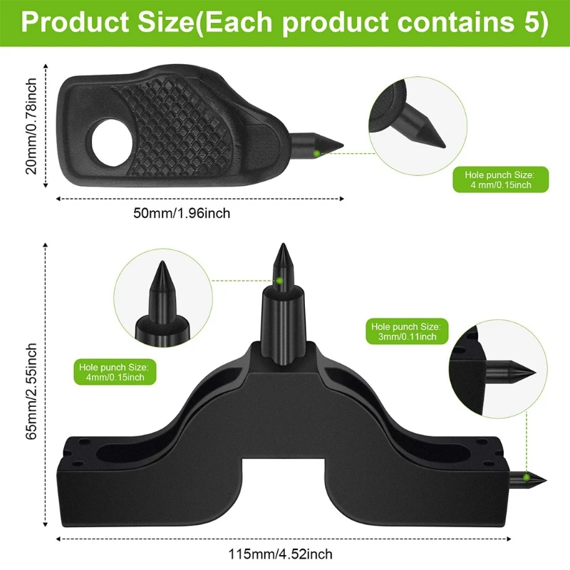 

Drip Irrigation Hose Accessories 3-4mm Hole Punch Drip Irrigation Hose Parts Garden Tool Irrigation Tubing Hole Punch