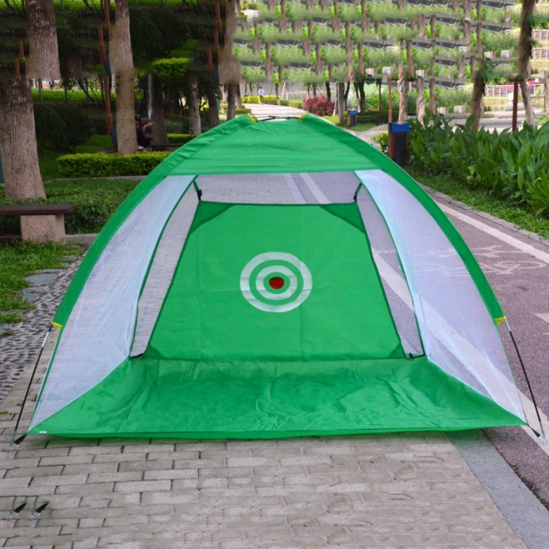 Satılık 3m Katlanabilir Golf Isabet Kafes Eğitim Yardımları Açık Kapalı Spor Golf Kafesi Salıncak Eğitmen Bahçe Otlak Golf Pratik Net