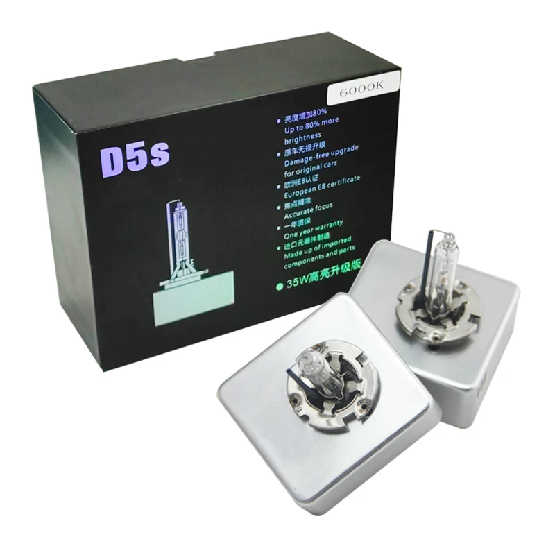 

1 SET D5S HID Xenon Bulb Brightness 42V 85V 25W 35W D5S 4300K 5000K 6000K 2500Lm 12 Months Warranty Headlights Free Shipping