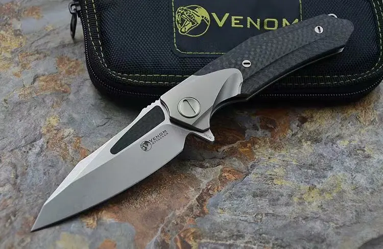 Кевин Джон сделал яда атакующего титана M390 Stonewash Тактический подшипник Кемпинг