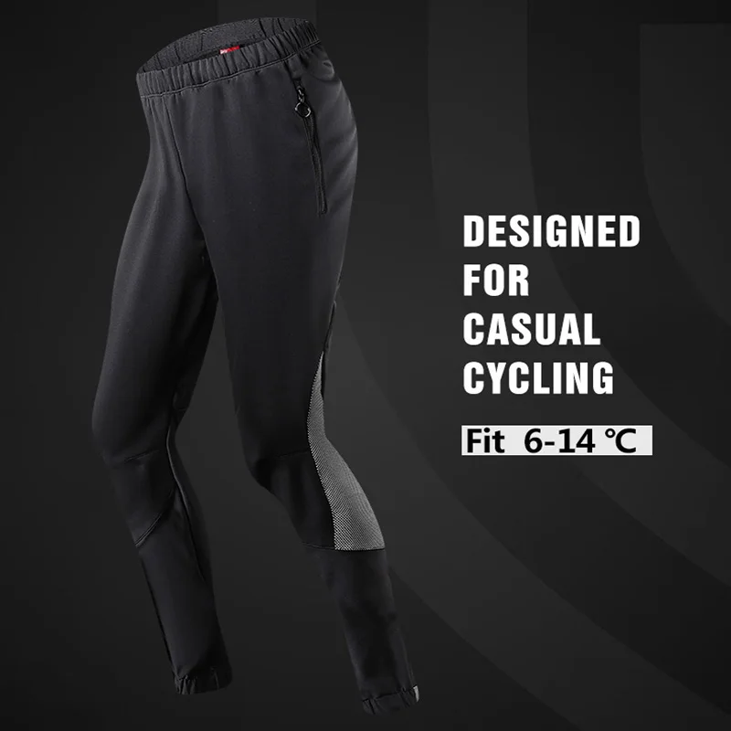 Велосипедные брюки Горячая Распродажа SANTIC MTB мужские зимние длинные