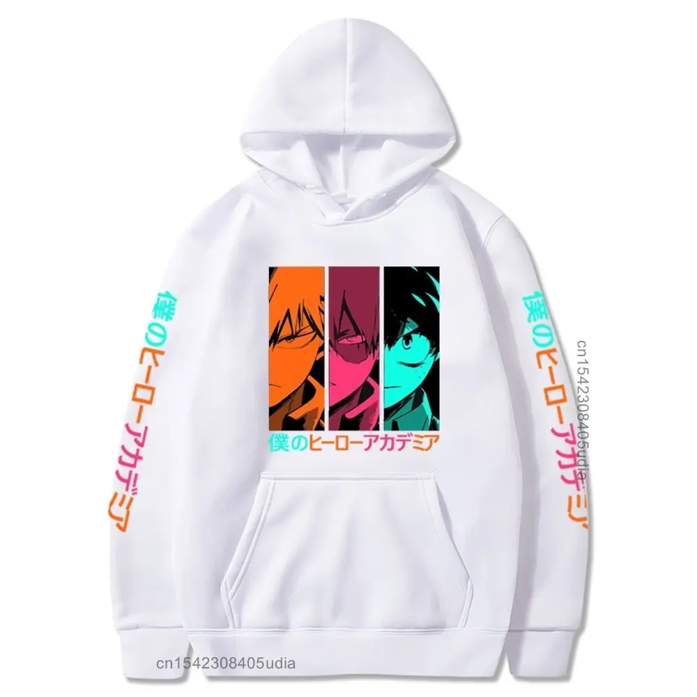 Толстовка с капюшоном Harakuju принтом моя геройская академия Повседневный пуловер