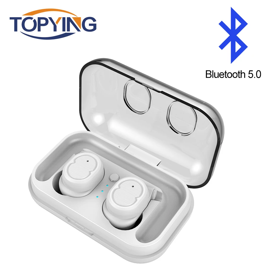 Мини беспроводные Bluetooth 5 0 наушники спортивные вкладыши TWS 8 водонепроницаемые с