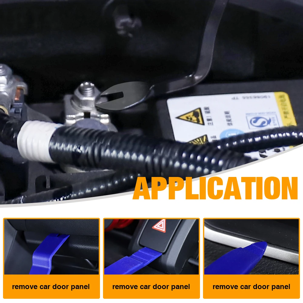 5 шт. инструмент для снятия автомобильных зажимов аудио и двери съемник рычажный