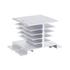 Однофазное твердотельное реле, алюминиевый радиатор SSR, новейшее крепление для реле 10A-25A