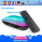 ТВ-приставка hk1box, 50 шт.лот, Android 9,0, Amlogic S905X3 8K, Dual Wifi BT, быстрая приставка hk1 x3 PK HK1MAX H96 a95x