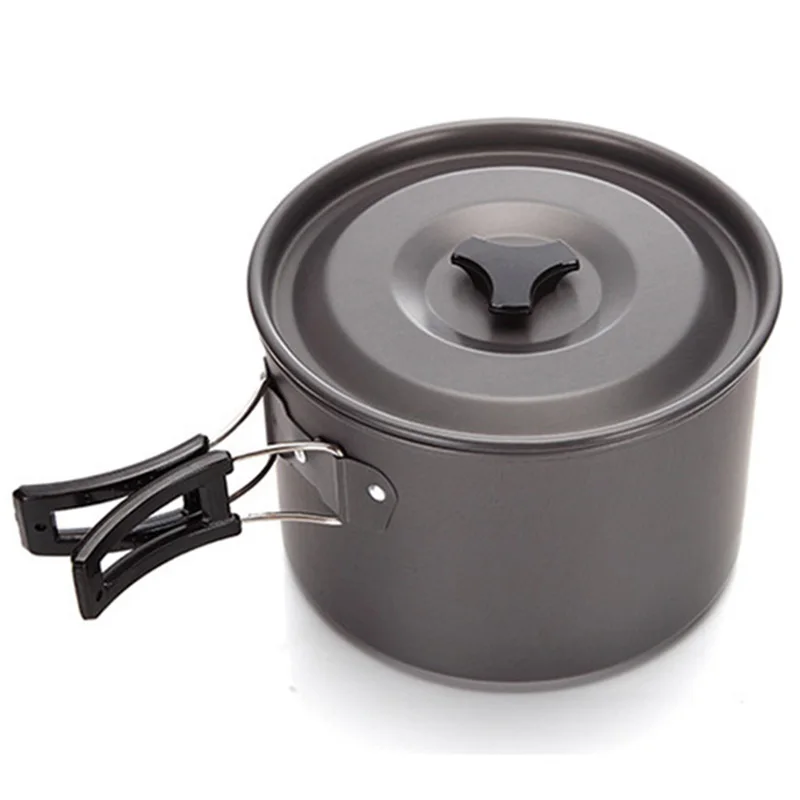 4-5 Peoples Camping Cookware Travel Tableware Outdoor Cooking Set Picnic Backpacking Bowl Pot Pan Utensils Cutlery | Спорт и