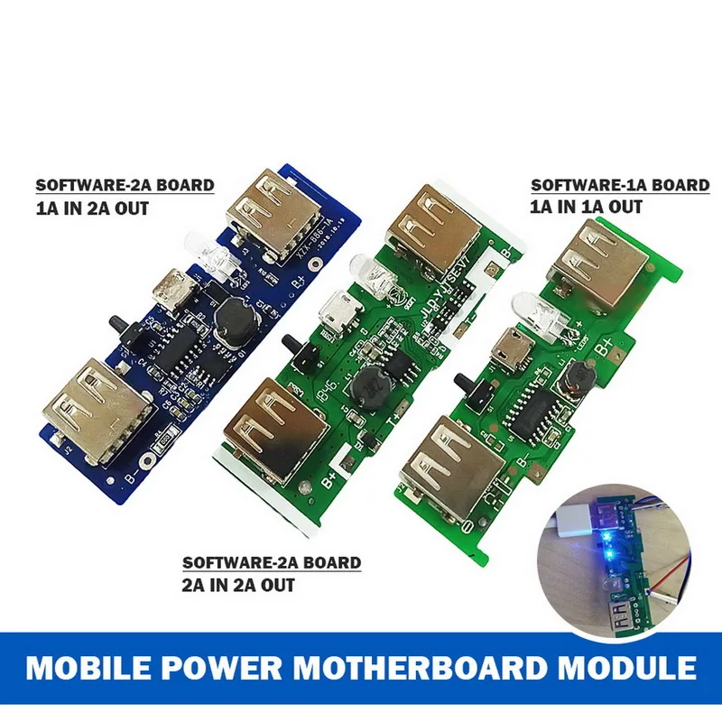 Плата управления зарядным устройством для мобильного внешнего аккумулятора 5 в