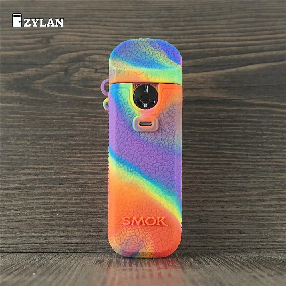 Матовый чехол с полным покрытием силиконовый резиновый для Smok Nord 4 черный