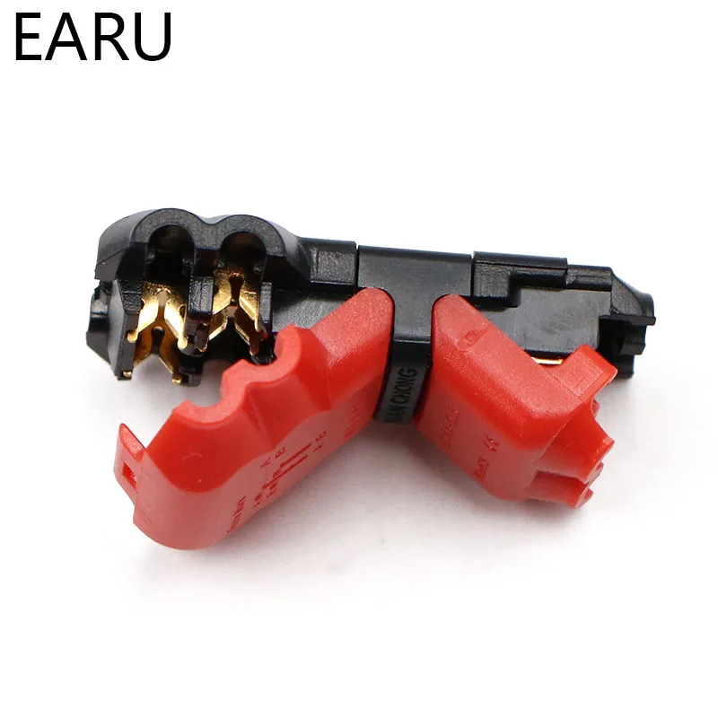 Универсальный Компактный Т-образный клеммный блок для проводов с рычагом AWG 18-24 5