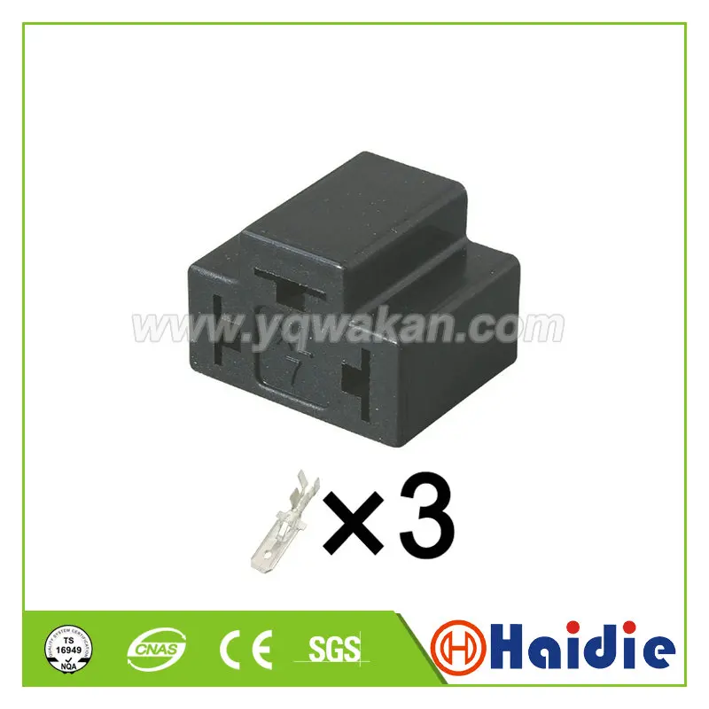 Бесплатная доставка 5 комплектов 3pin H4 муфта штекер авто жгут проводов Кабельный