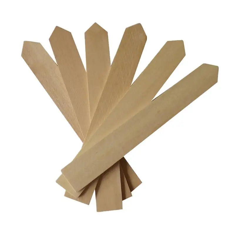 

50/100PCS Wooden Garden Plant Labels Nursery Garden Markers Plant Stakes Tags Plant Garden Land Card