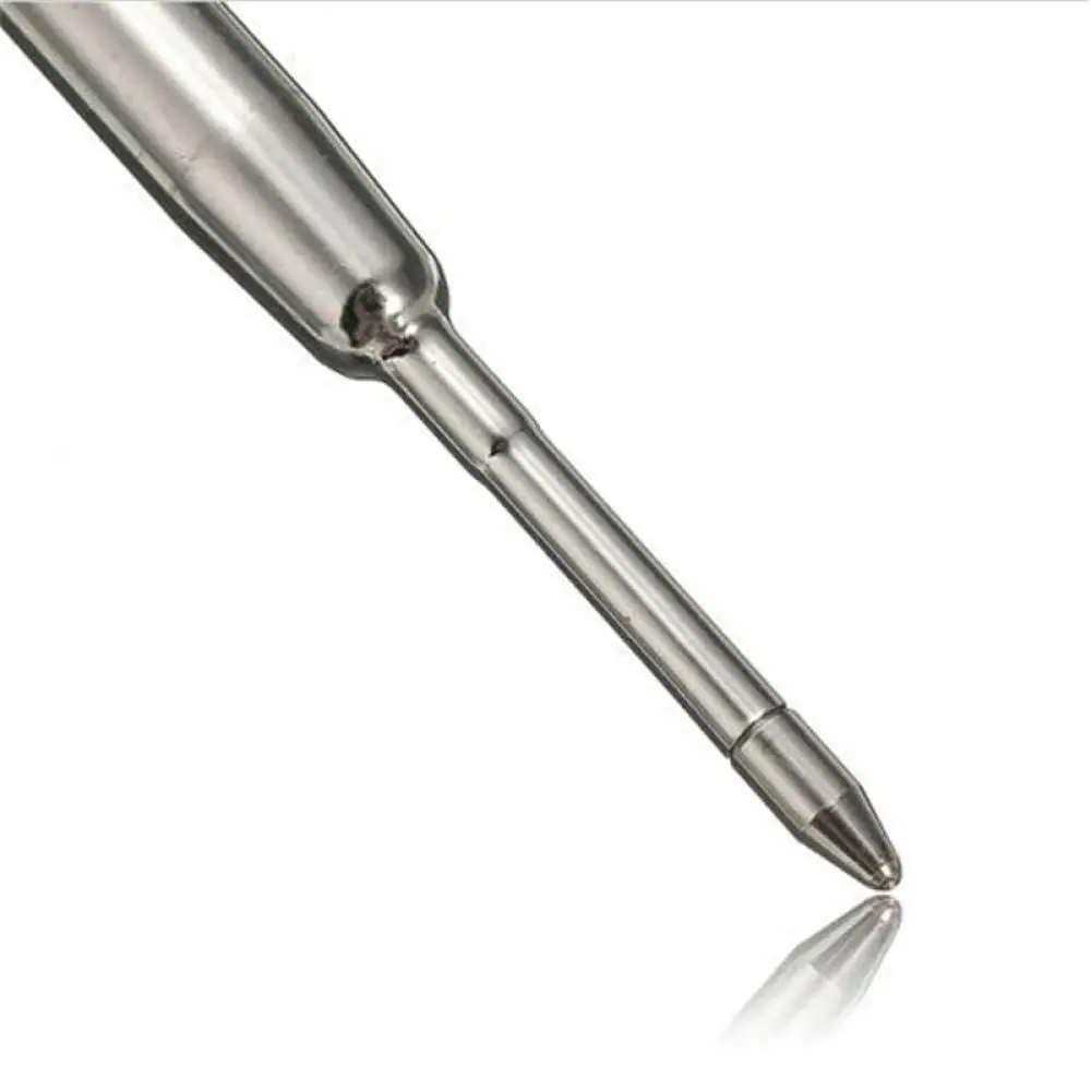 Металлическая шариковая ручка 1 мм 10 шт. стержни сделай сам синие и черные чернила