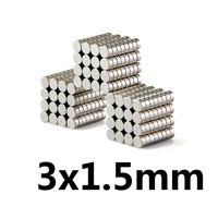 2005001000pcs 3x1 5 mm powerful magnets 3mm x 1 5mm permanent small round magnet 3x1 5mm thin neodymium magnet super strong