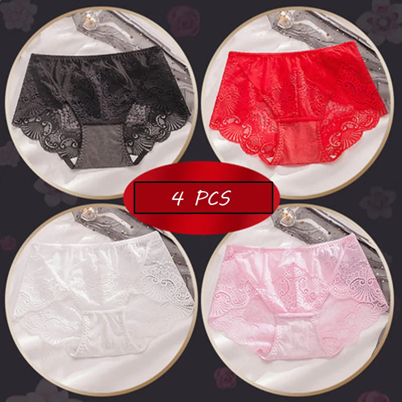 Нижнее белье MEIYIYA для женщин боксеры средней посадки шорты кружевное женское