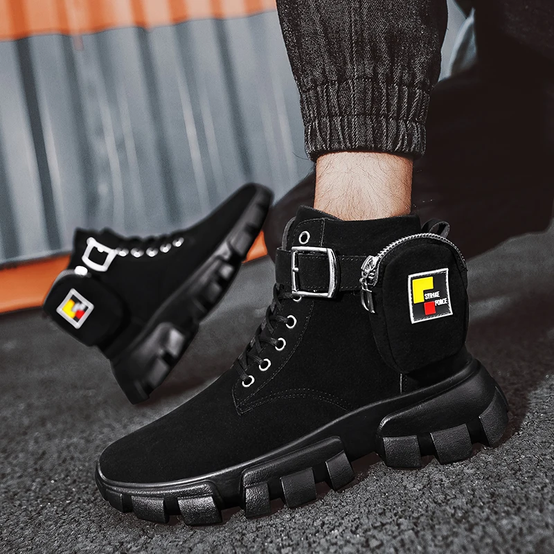 

Men Casual Shoes Krasovki Sneakers Sapatos Masculino Men Shoes Brand Outdoor Sport High-top Footwears Thick Bottom Dropshiopping