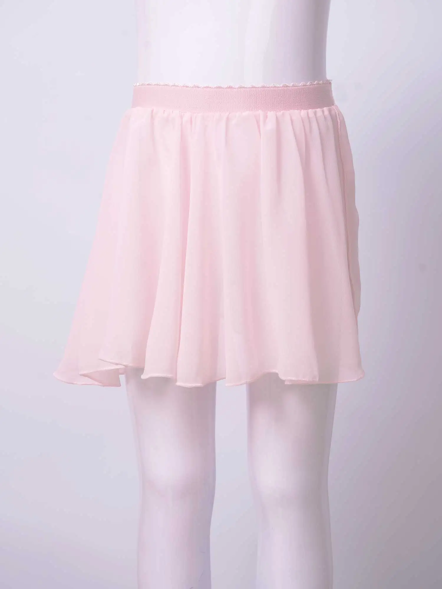 Балетная юбка для детей детское шифоновое однотонное тренировочное трико с