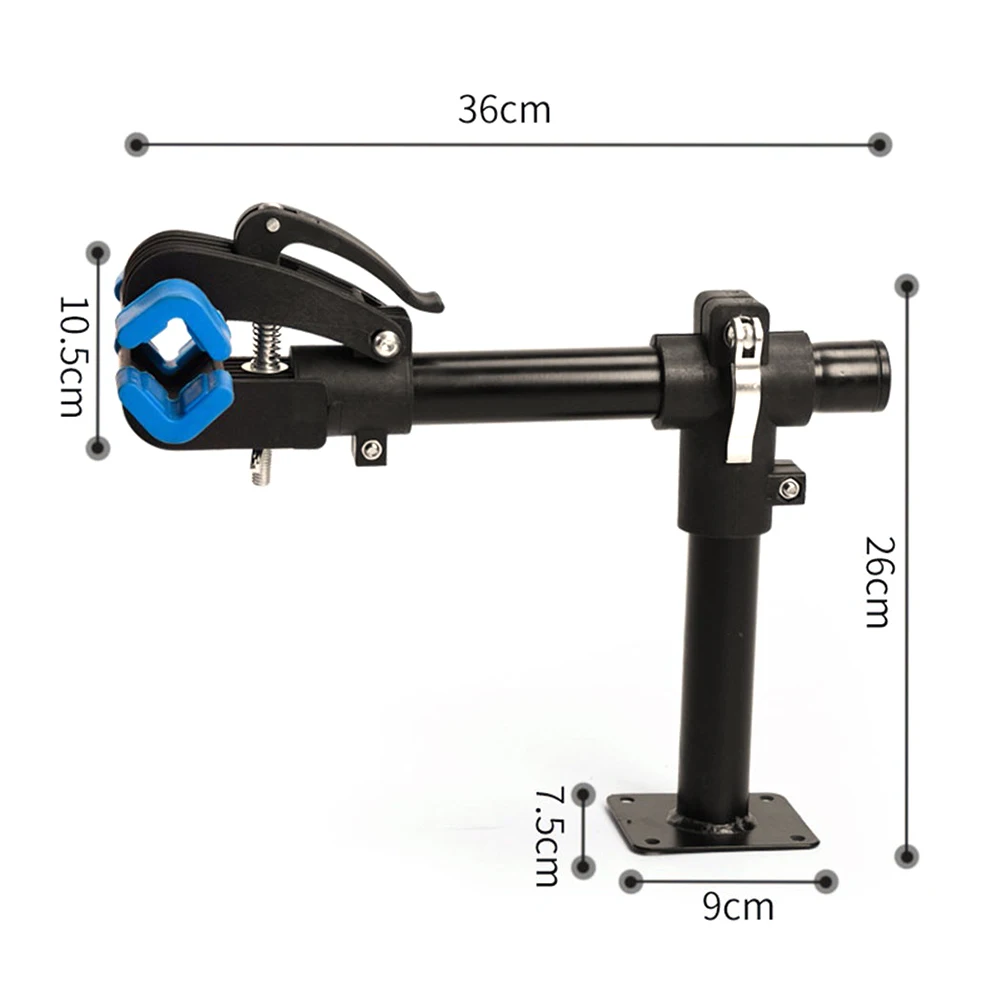 

Bike Repair Stand Foldable Wall Mount MTB Repair Rack Workstand Carbon Steel Quick Release Clamp Mechanic Bike Maintenance Tool